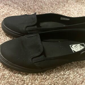 Vans black flat sneakers